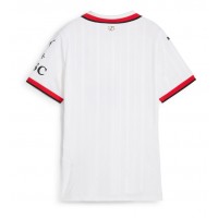 Camiseta AC Milan Segunda Equipación Replica 2024-25 para mujer mangas cortas